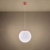 Suspensions Acier Ocre Rouge E27 1 Ugo