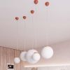 Suspensions Acier Ocre Rouge E27 1 Ugo