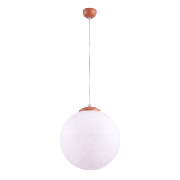Suspensions Acier Ocre Rouge E27 1 Ugo