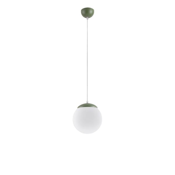 Suspensions Acier Vert Olive E27 1 Ugo