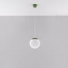 Suspensions Acier Vert Olive E27 1 Ugo