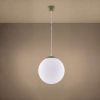 Suspensions Acier Vert Olive E27 1 Ugo