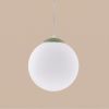 Suspensions Acier Vert Olive E27 1 Ugo
