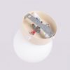 Appliques murales Acier Beige G9 1 Yoli