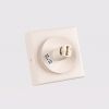 Plafonniers Acier Beige G9 1 Yoli