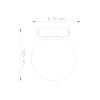 Plafonniers Acier Beige G9 1 Yoli