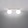 Plafonniers Acier Beige G9 2 Yoli