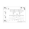 Plafonniers Acier Beige G9 6 Yoli