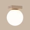 Plafonniers Acier Taupe G9 1 Yoli