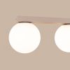 Plafonniers Acier Taupe G9 6 Yoli