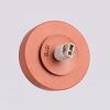 Appliques murales Acier Ocre Rouge G9 1 Yoli