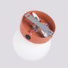 Appliques murales Acier Ocre Rouge G9 1 Yoli