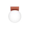 Plafonniers Acier Ocre Rouge G9 1 Yoli