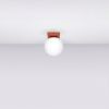 Plafonniers Acier Ocre Rouge G9 1 Yoli