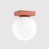 Plafonniers Acier Ocre Rouge G9 1 Yoli