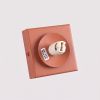 Plafonniers Acier Ocre Rouge G9 1 Yoli