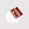 Plafonniers Acier Ocre Rouge G9 1 Yoli