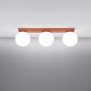 Plafonniers Acier Ocre Rouge G9 3 Yoli