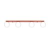 Plafonniers Acier Ocre Rouge G9 4 Yoli