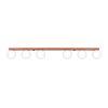 Plafonniers Acier Ocre Rouge G9 6 Yoli