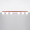 Plafonniers Acier Ocre Rouge G9 6 Yoli
