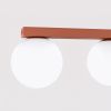 Plafonniers Acier Ocre Rouge G9 6 Yoli