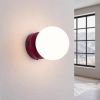 Appliques murales Acier Bourgogne G9 1 Yoli
