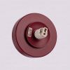 Appliques murales Acier Bourgogne G9 1 Yoli