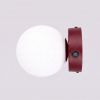 Appliques murales Acier Bourgogne G9 1 Yoli
