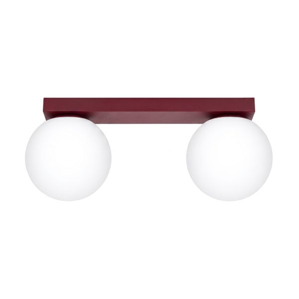 Plafonniers Acier Bourgogne G9 2 Yoli