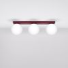 Plafonniers Acier Bourgogne G9 3 Yoli