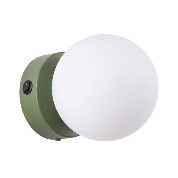 Appliques murales Acier Vert Olive G9 1 Yoli
