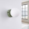 Appliques murales Acier Vert Olive G9 1 Yoli