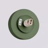 Appliques murales Acier Vert Olive G9 1 Yoli