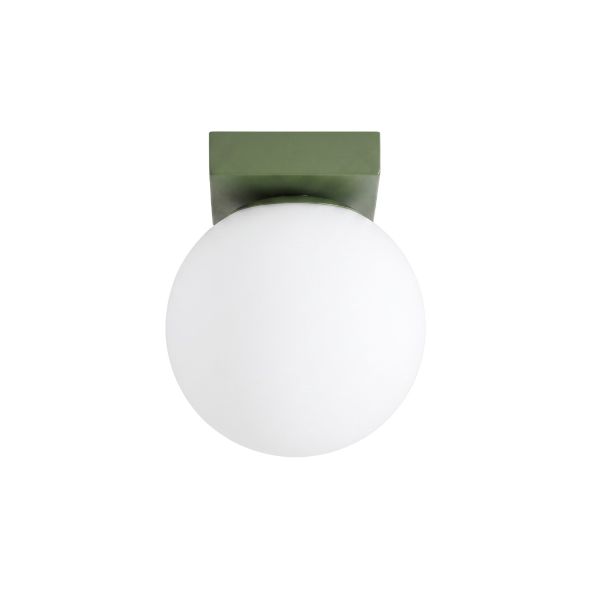 Plafonniers Acier Vert Olive G9 1 Yoli
