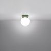 Plafonniers Acier Vert Olive G9 1 Yoli