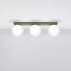 Plafonniers Acier Vert Olive G9 3 Yoli