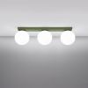 Plafonniers Acier Vert Olive G9 3 Yoli