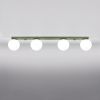 Plafonniers Acier Vert Olive G9 4 Yoli