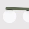 Plafonniers Acier Vert Olive G9 4 Yoli