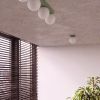 Plafonniers Acier Vert Olive G9 4 Yoli