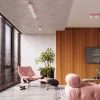 Appliques murales Acier Rose G9 1 Yoli