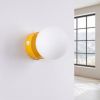 Appliques murales Acier Jaune G9 1 Yoli
