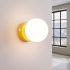 Appliques murales Acier Jaune G9 1 Yoli