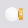 Appliques murales Acier Jaune G9 1 Yoli