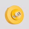 Appliques murales Acier Jaune G9 1 Yoli