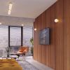 Appliques murales Acier Jaune G9 1 Yoli