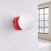 Appliques murales Acier Rouge G9 1 Yoli