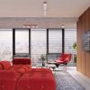 Appliques murales Acier Rouge G9 1 Yoli