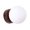Appliques murales Acier Brun G9 1 Yoli